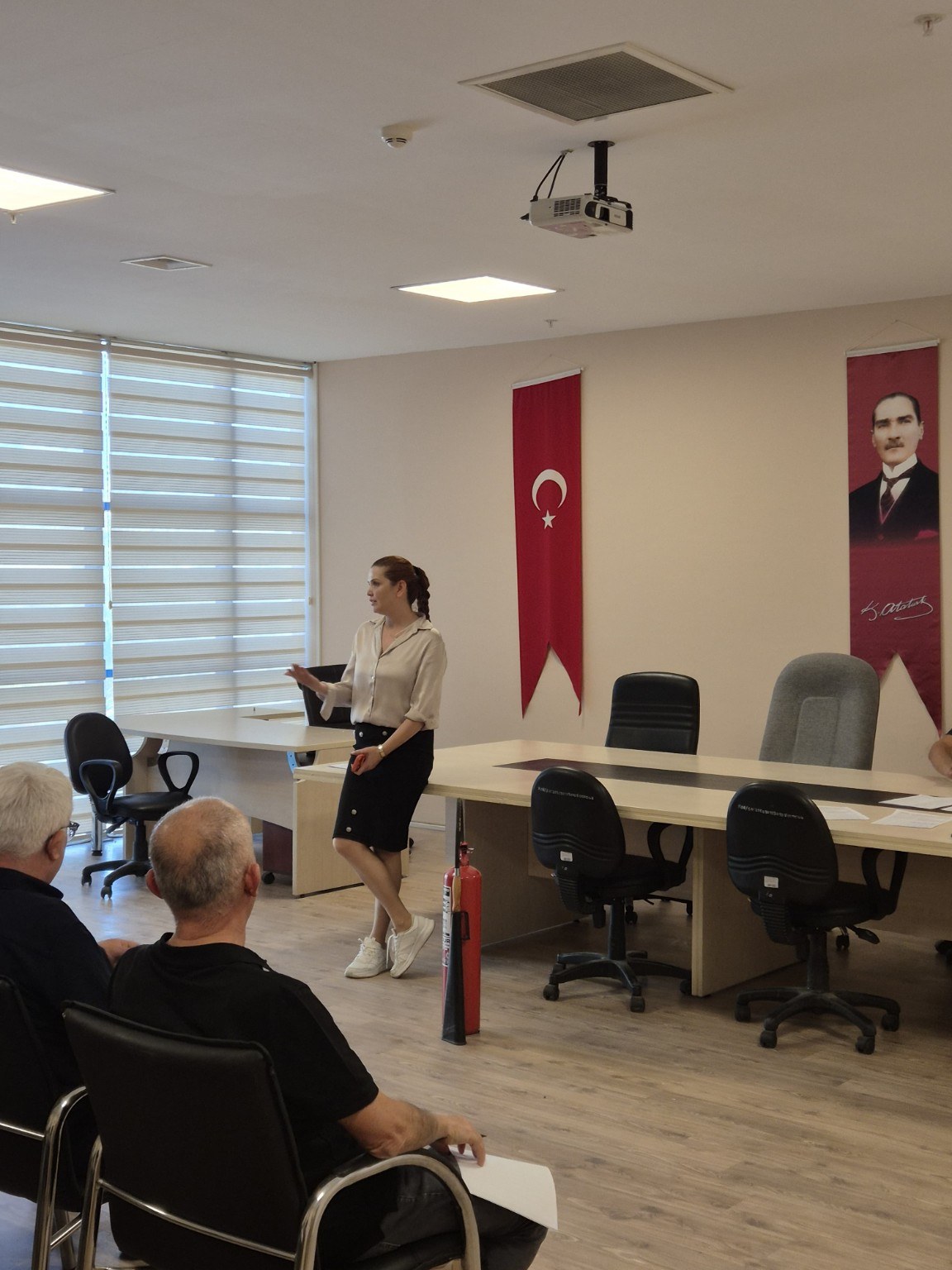Çalışan eğitimlerinden bir kare